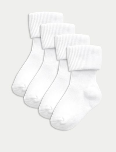 4pk of Baby Socks (0-24 Mths)